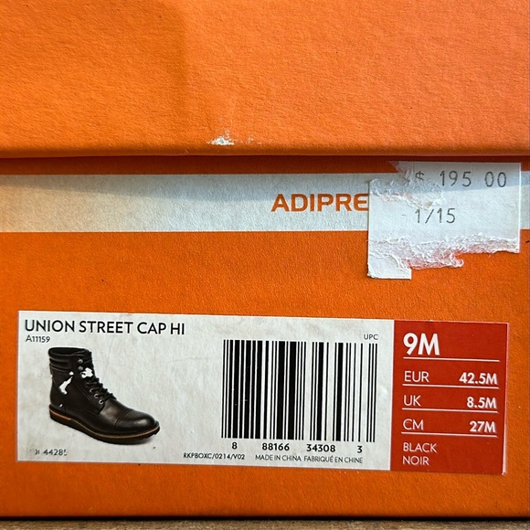 Men’s Rockport Leather Boots Sz 9M - Picture 2 of 5